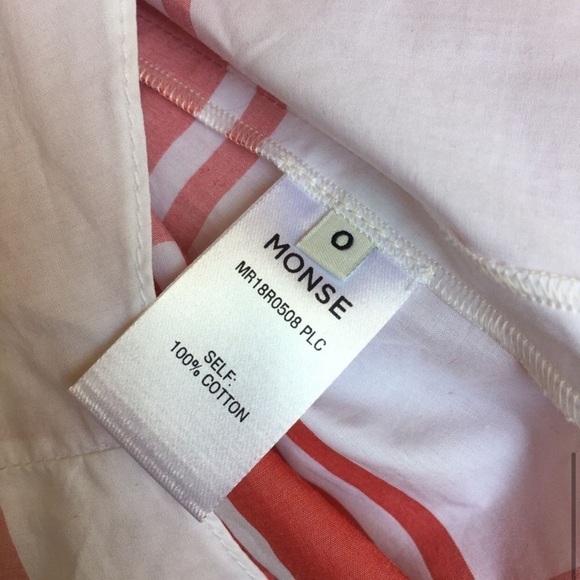 MONSE Cold Shoulder Plaid Shirt size 0 - Picture 9 of 10